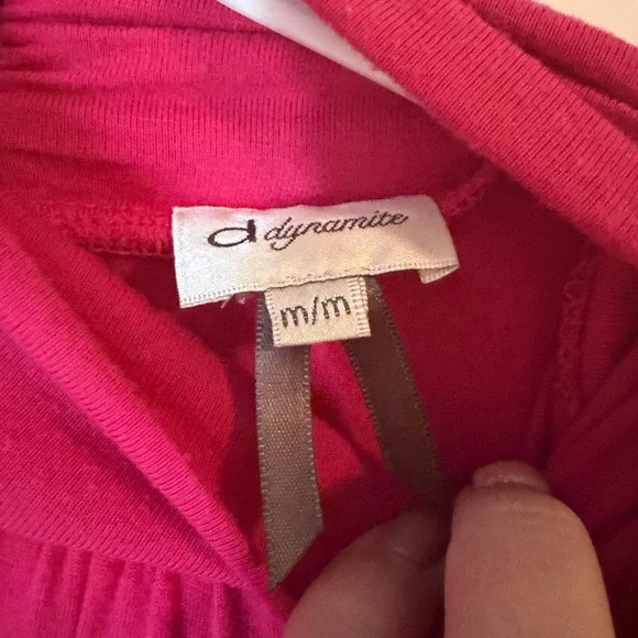 Dynamite Fuchsia Blouse - Picture 3 of 5